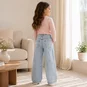 Name It Jeans WIDE LEG Rose (light blue bleached denim)