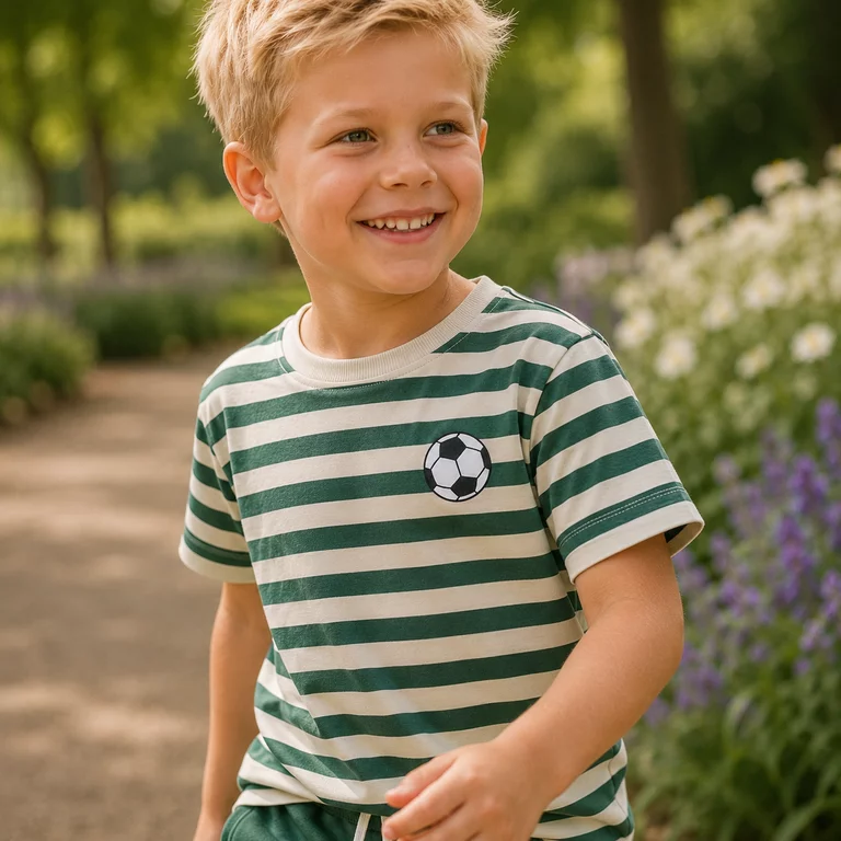 T-shirt Friko (garden topiary/chateau gray)