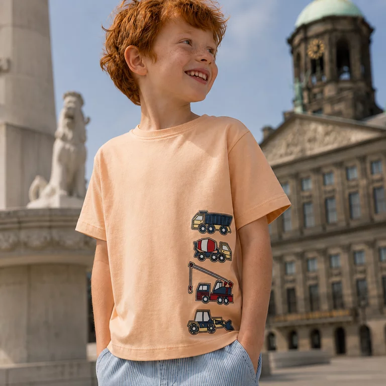 T-shirt Vagno (peach fuzz excavator)