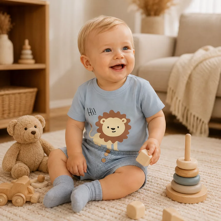 T-shirt Hos (blue fog)