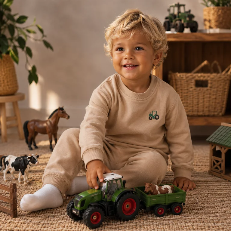 Trui sweat Vallen (sesame TRACTOR)