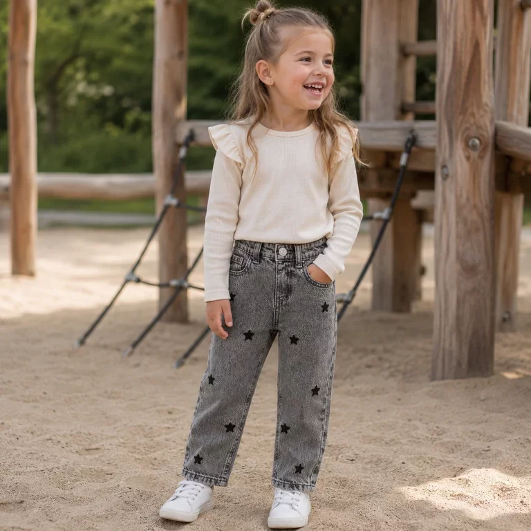 Jeans MOM FIT stars Bella (medium grey denim)