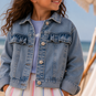 Name It Spijkerjasje ruffle Julia (light blue denim)