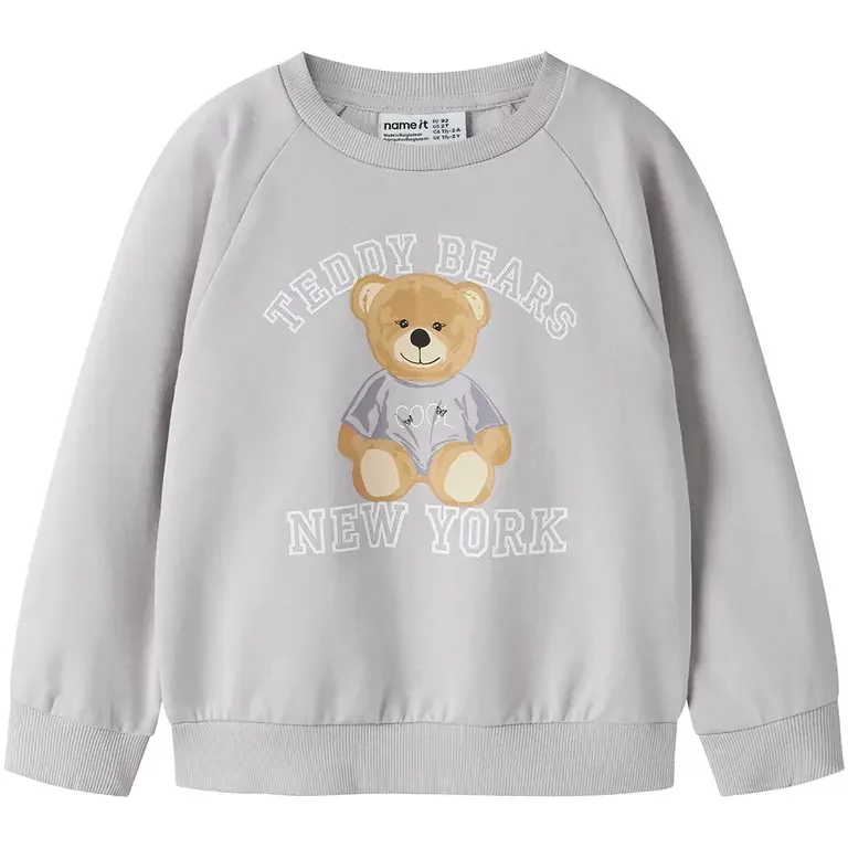 Trui sweat Venus (lilac marble teddy bear)