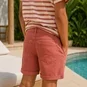 Name It Korte broek twill STRAIGHT Ryan (spiced coral)