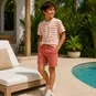 Name It Korte broek twill STRAIGHT Ryan (spiced coral)