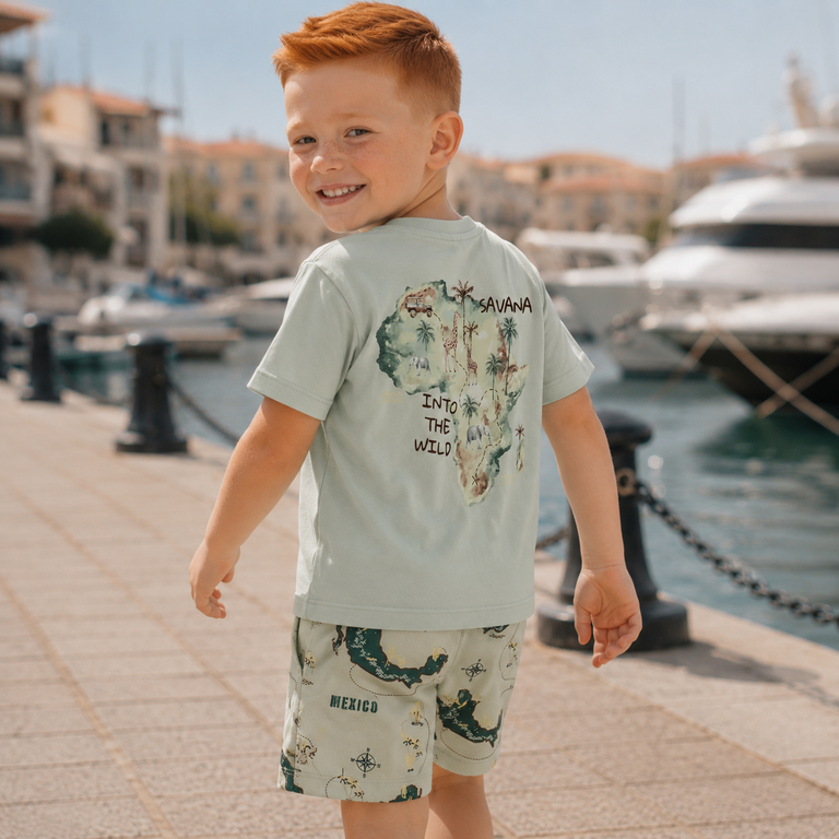 T-shirt Hugo (pale aqua)
