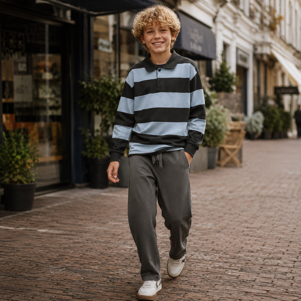 Trui polo Kist (peat)