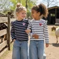 Name It Twee longsleeve Toverlina (dark sapphire/bright white)