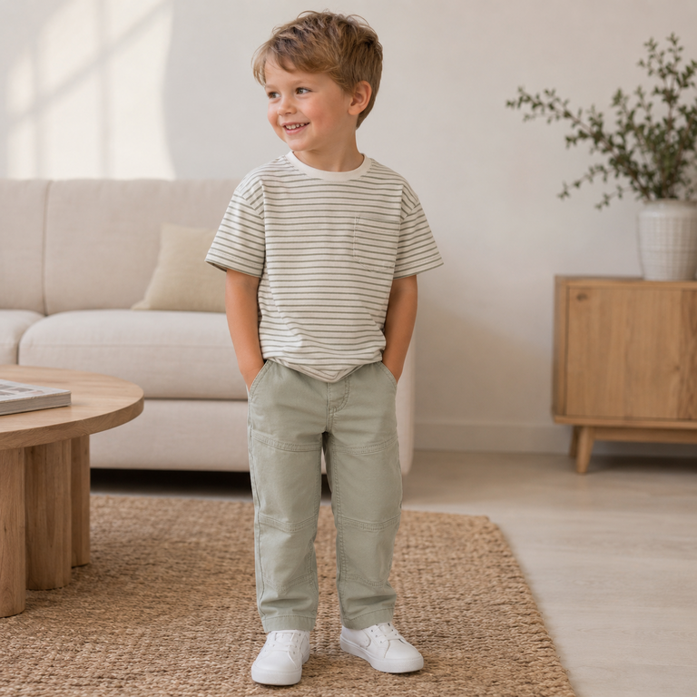 Broek cargo TAPERED Ben (shadow)