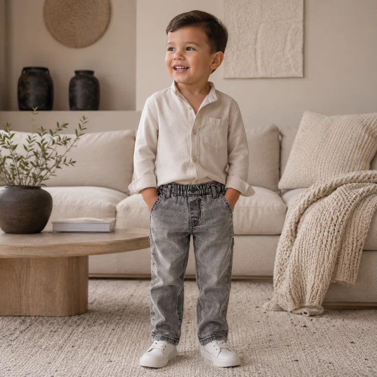 Jeans TAPERED FIT Ben (medium grey denim)