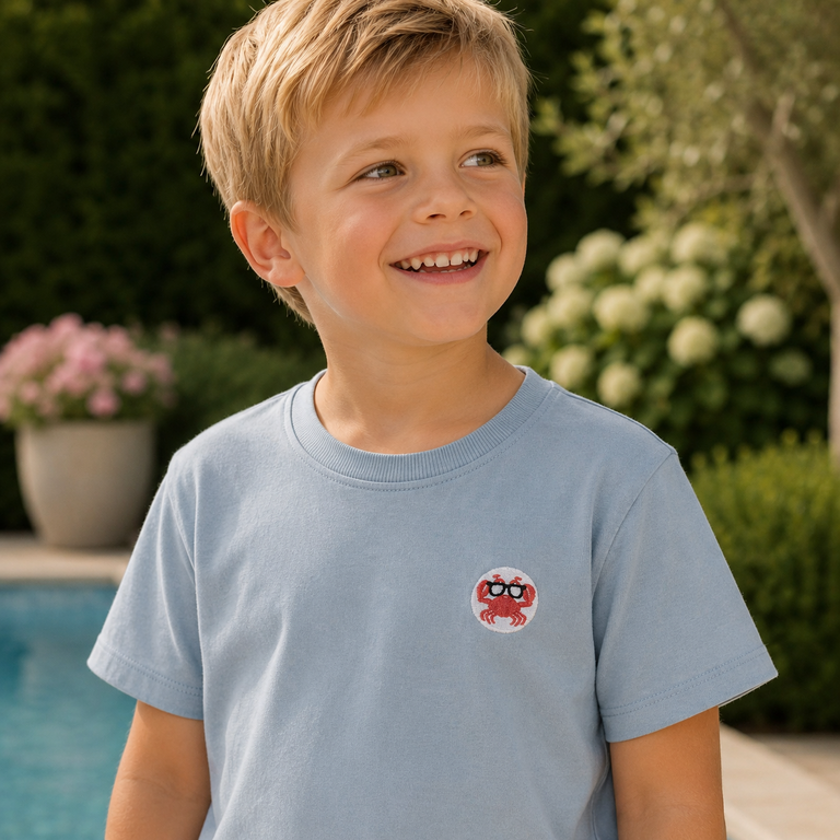 OP=OP! T-shirt Vimpel (blue fog crab)