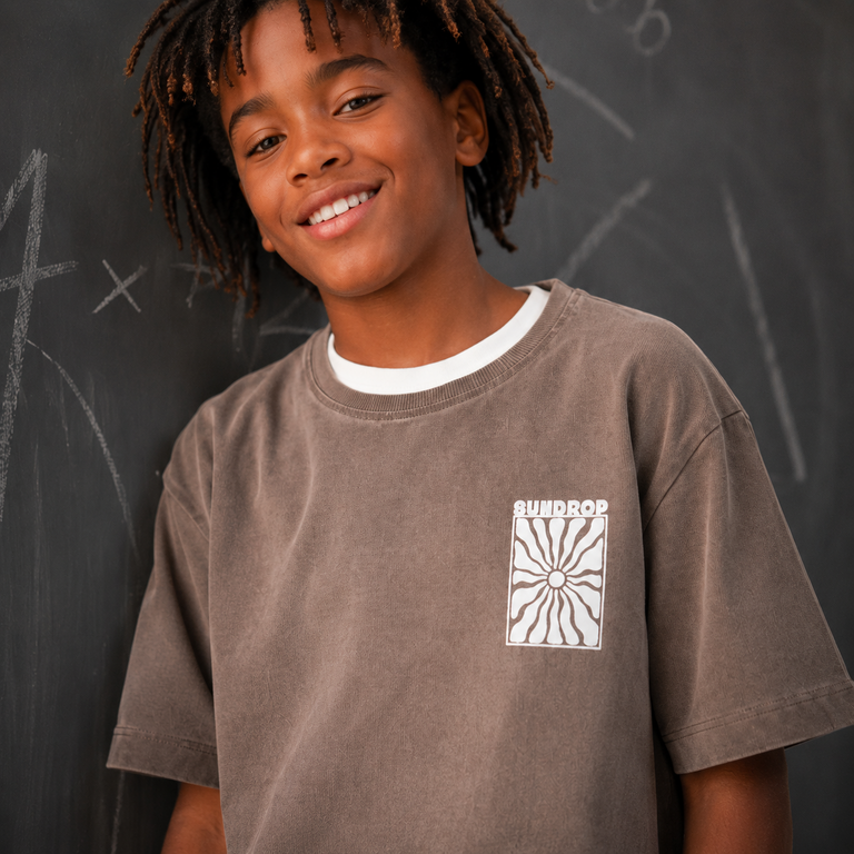 Shirt sweat Hopin (chestnut)