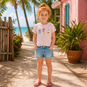 Name It Korte broek MOM FIT twill Rose (light blue denim)