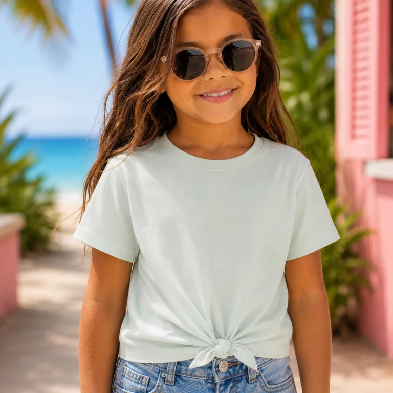 T-shirt LOOSE FIT Vaya (pale aqua)