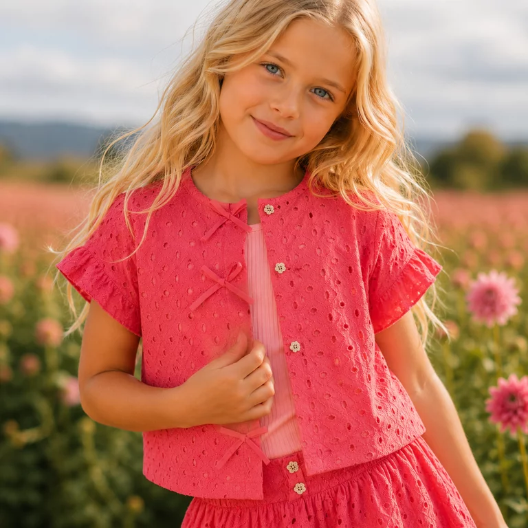 Blouse/jasje Charlotte (strawberry)