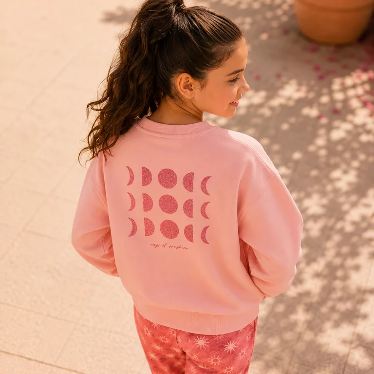 Trui Donnie backprint (salmon)