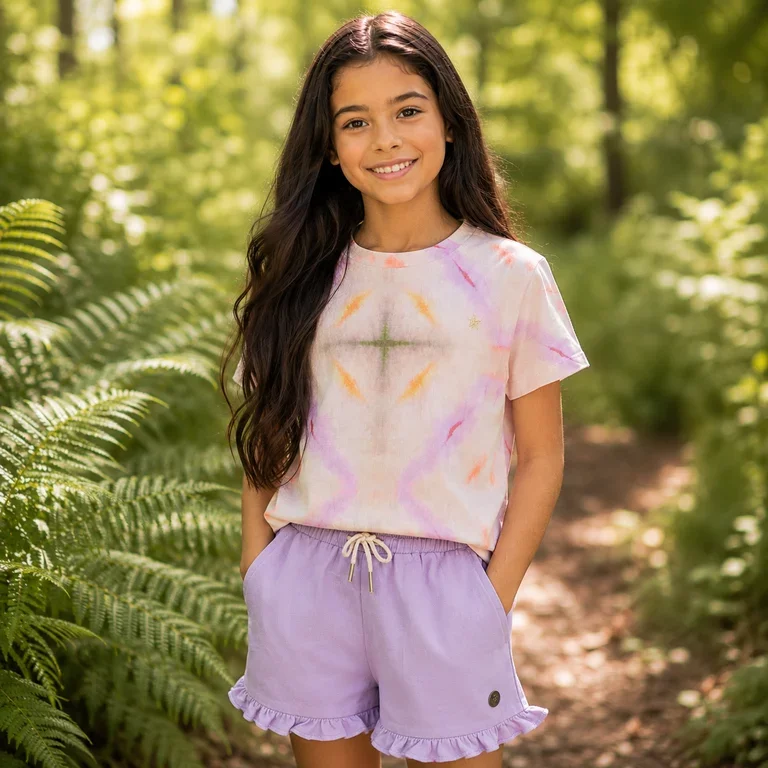 T-shirt Evelijn (multi)