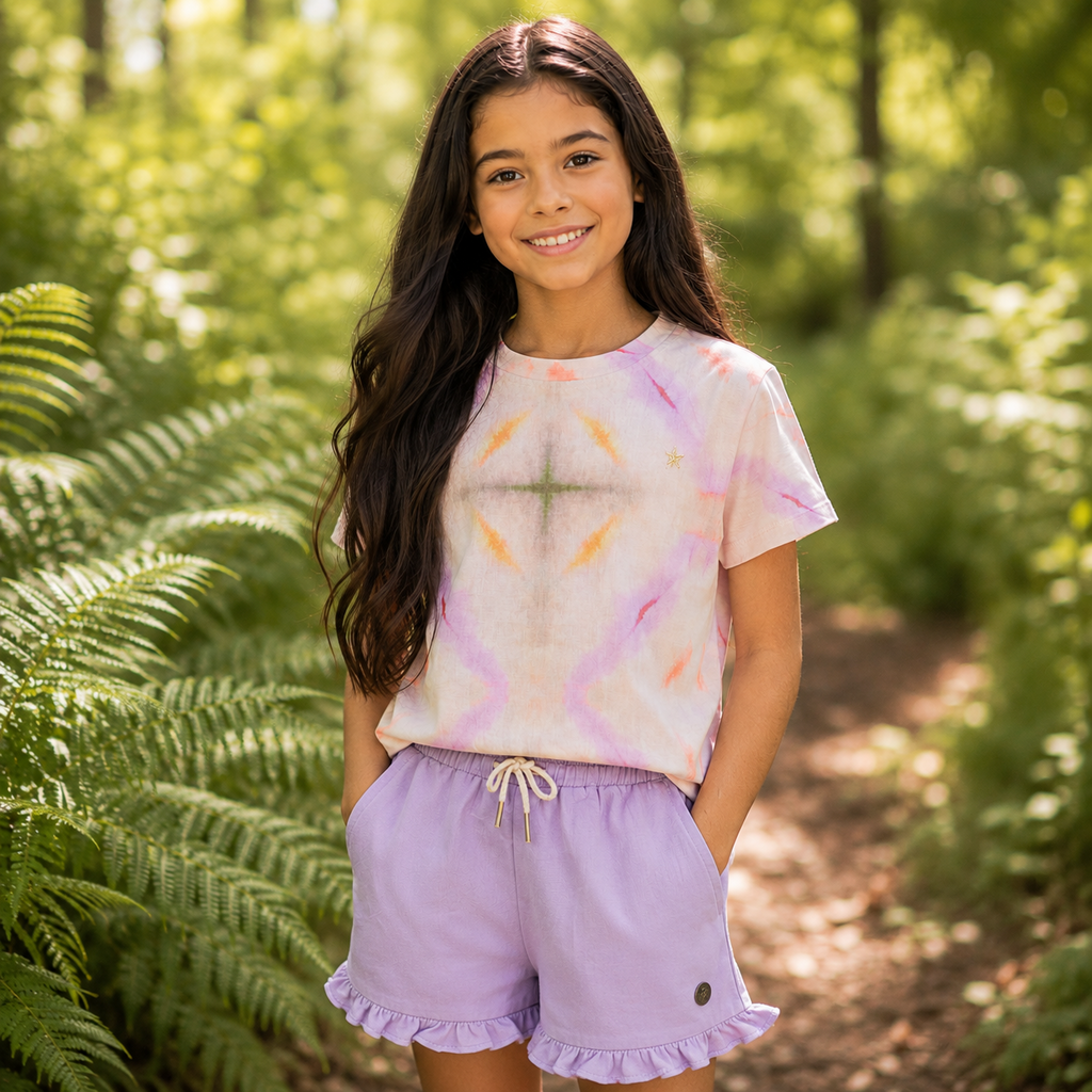 Korte broek Fiona (lilac)