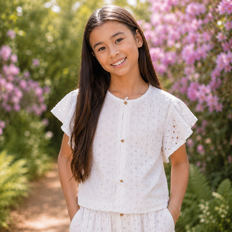 Blouse t-shirt Charlotte (off white)