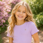 Like Flo T-shirt Elise rib (lilac)