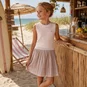 Like Flo Jurk Minte stripe (gold stripe)