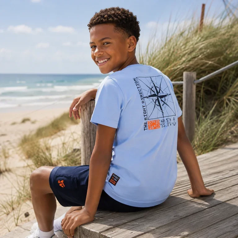 T-shirt Dylan (light blue)