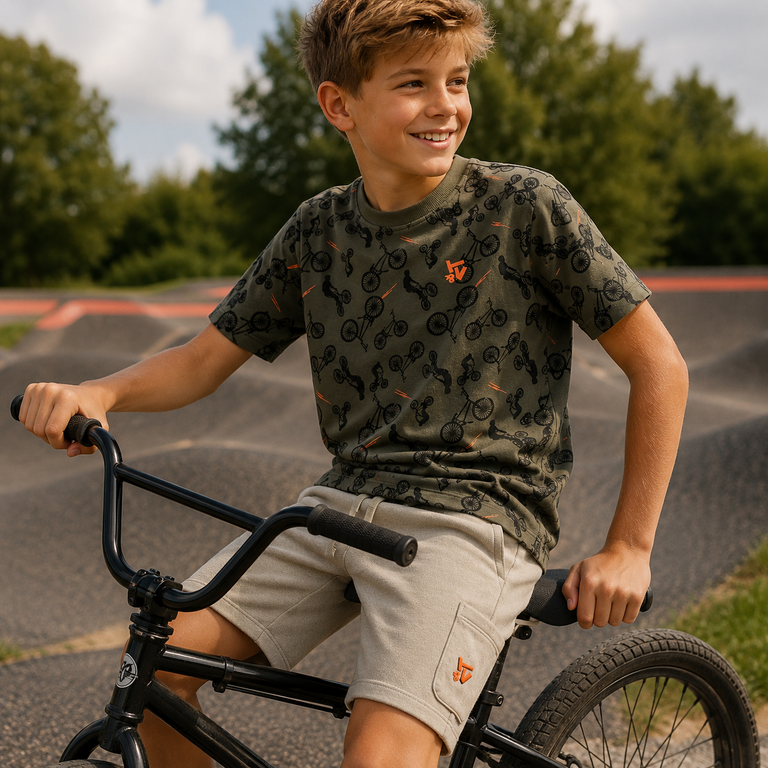 T-shirt Thijs (olive)