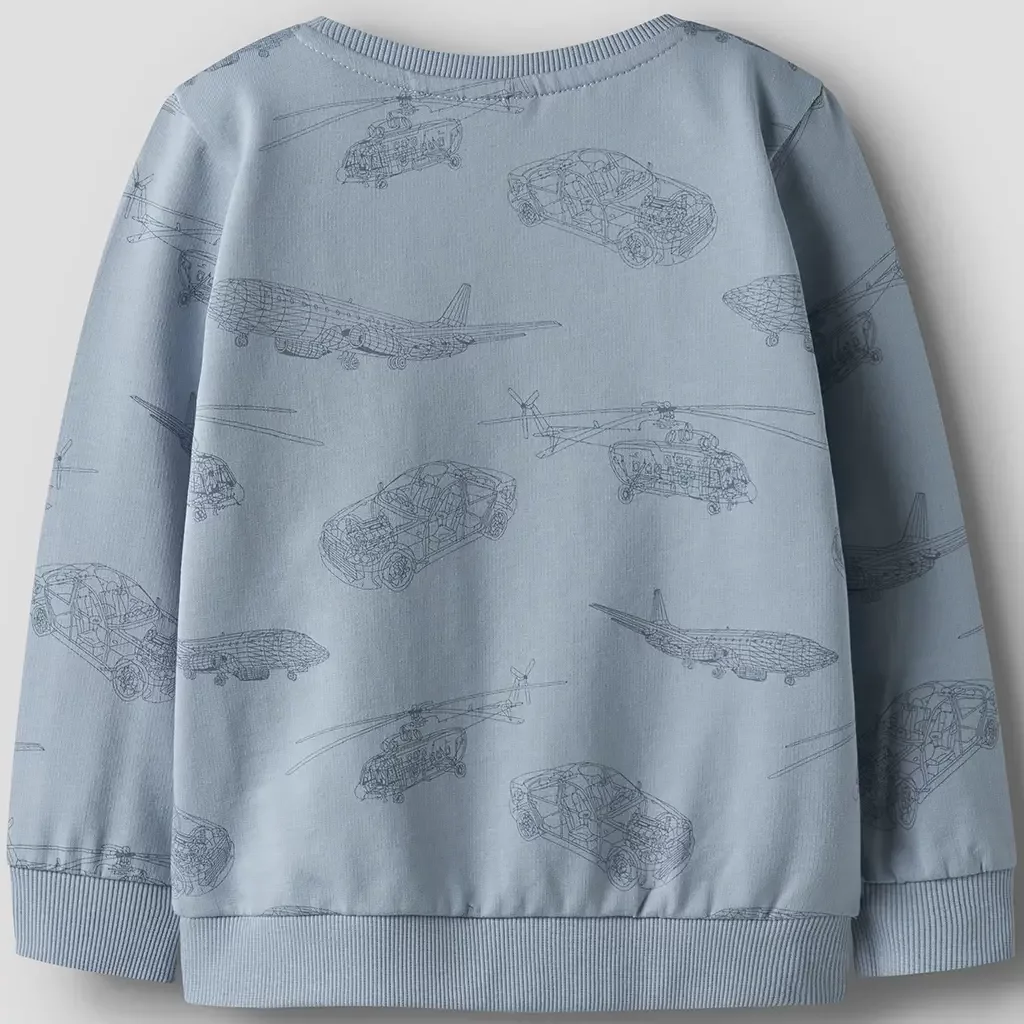 Trui sweat Varon (dusty blue)
