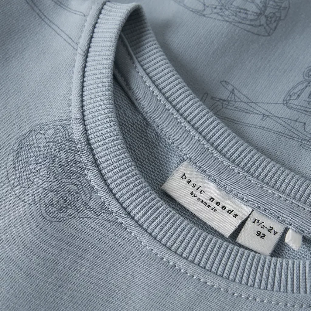 Trui sweat Varon (dusty blue)