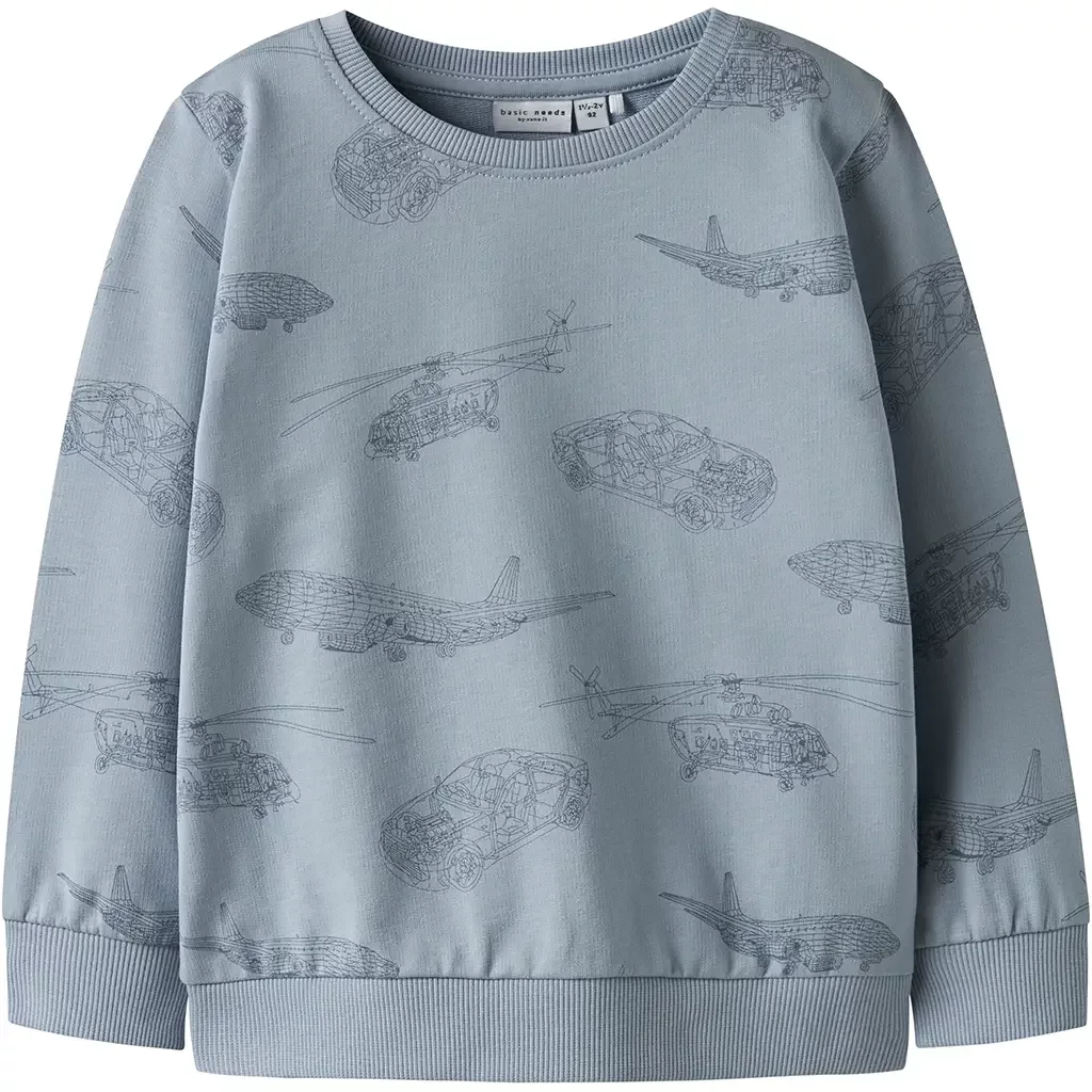 Trui sweat Varon (dusty blue)