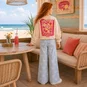 Looxs Spijkerbroek wide fit (heart denim)