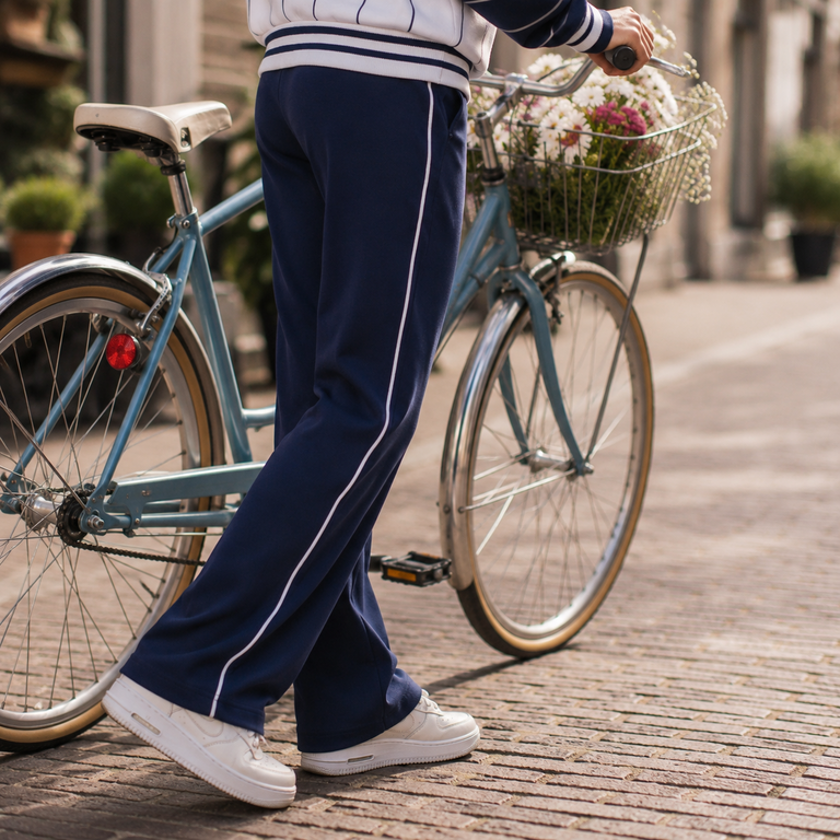 Broek interlock (indigo blue)