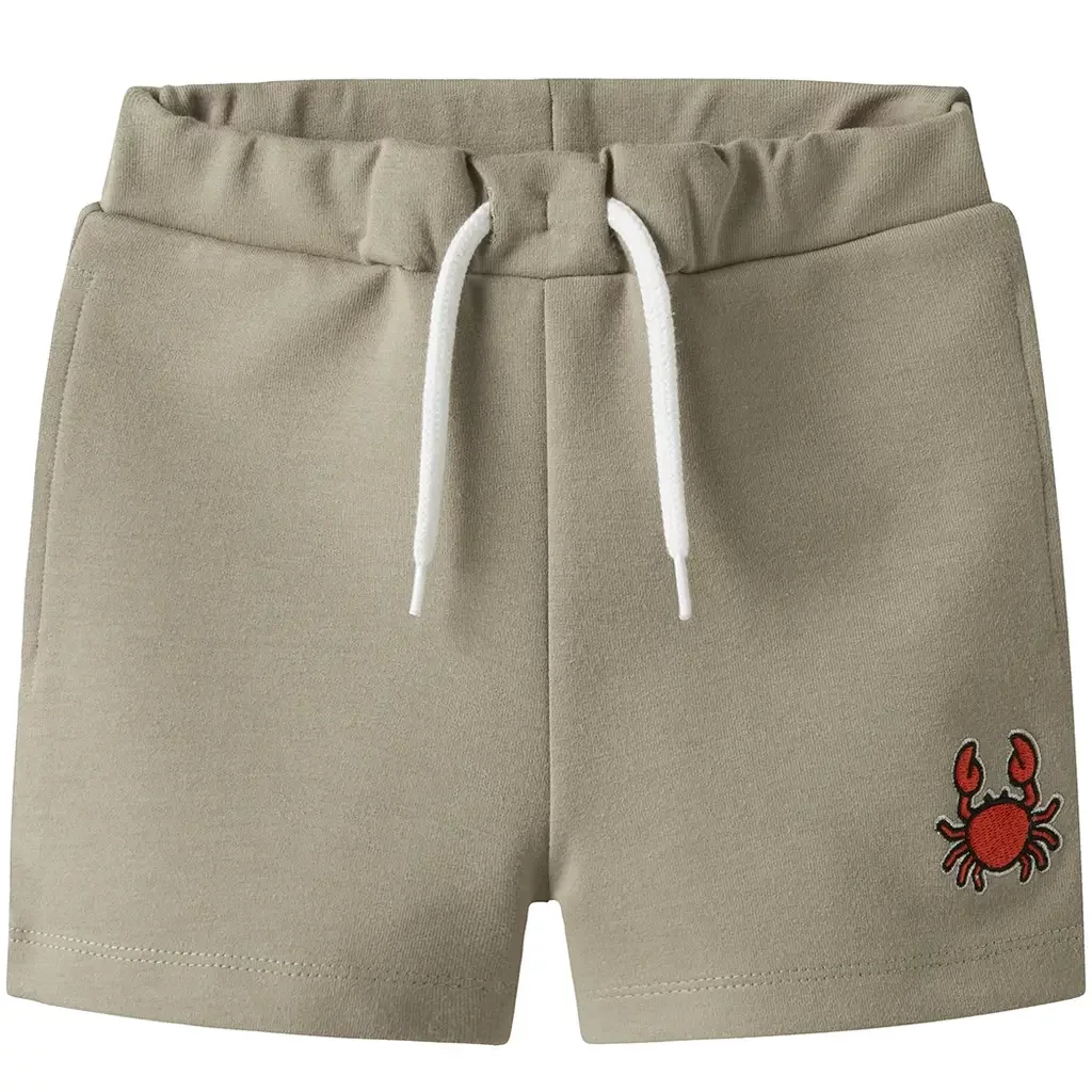 Korte broek sweat Fresno (aluminium)