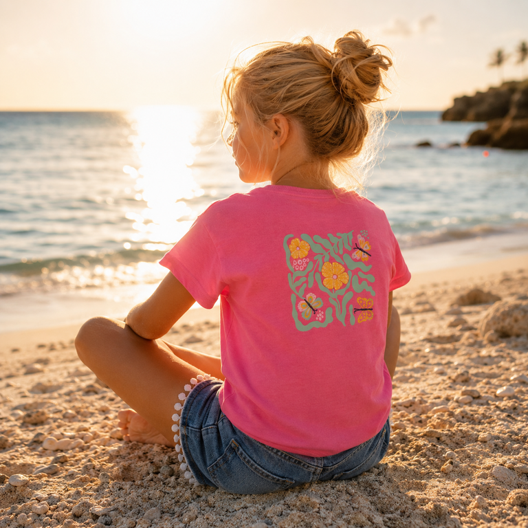 T-shirt backprint (pink)