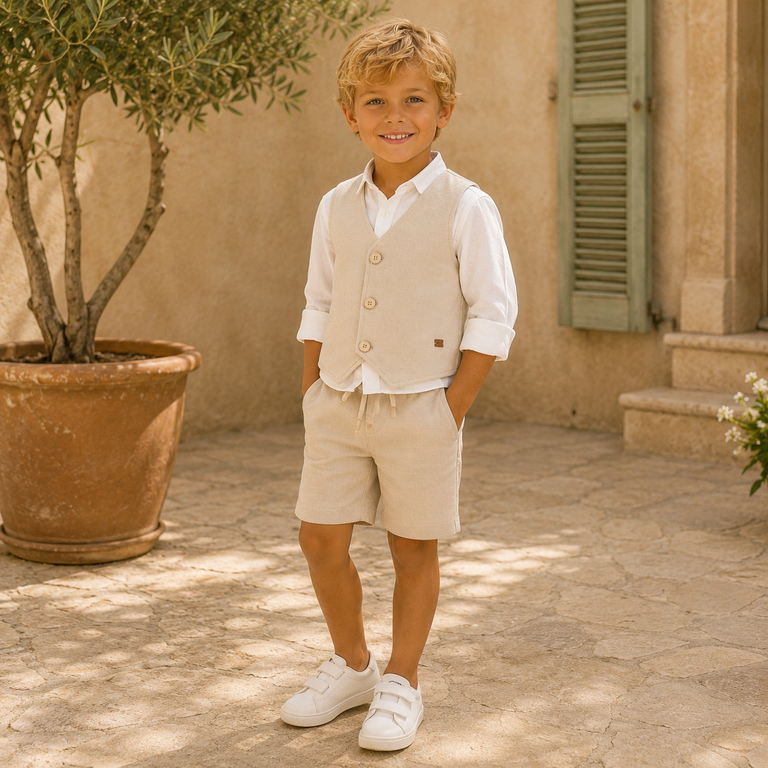 Korte broek (beige)