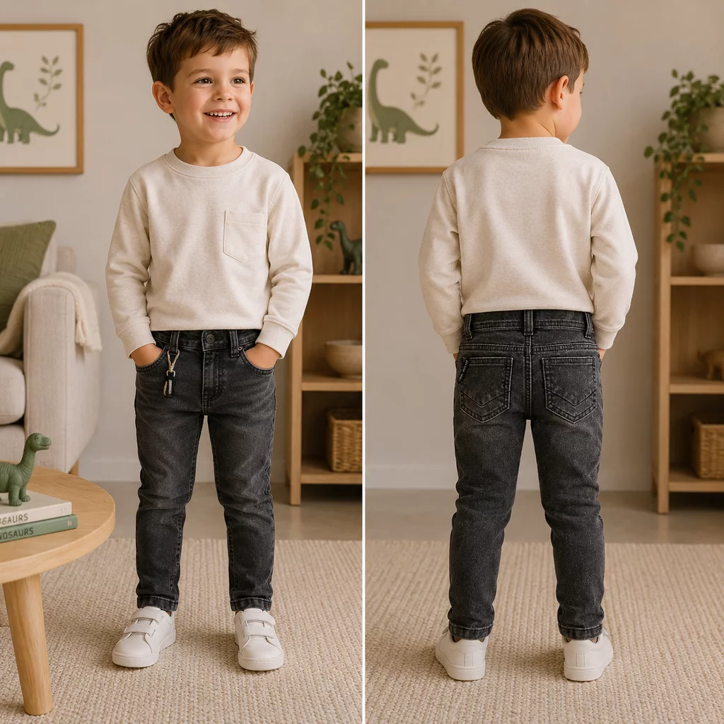 Jeans XSLIM FIT Theo (dark grey denim)