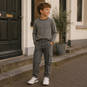 Name It Broek TAPERED FIT twill cargo Ben (peat)