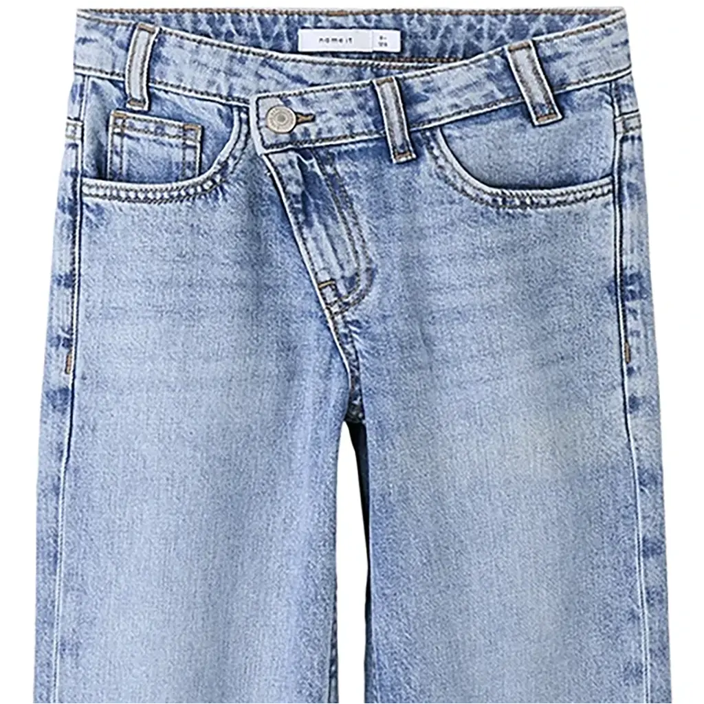 Jeans WIDE LEG Rose (medium blue denim)