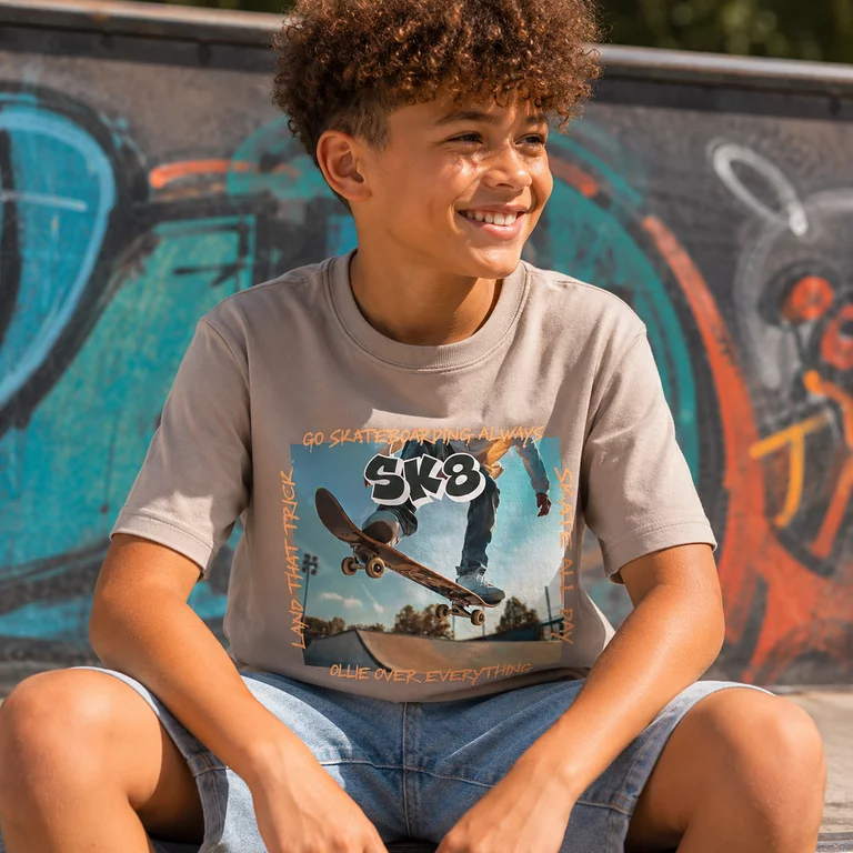T-shirt Voto (chestnut gray SKB)