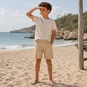Name It Korte broek twill STRAIGHT Ryan (irish cream)