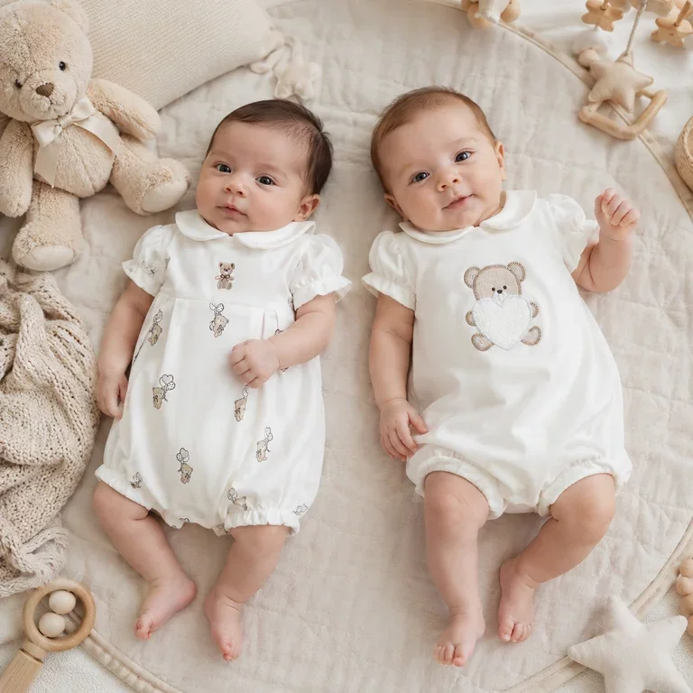 Twee jumpsuits (natural)