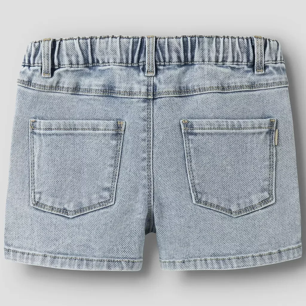 Korte jeans MOM FIT Rose (light blue denim)