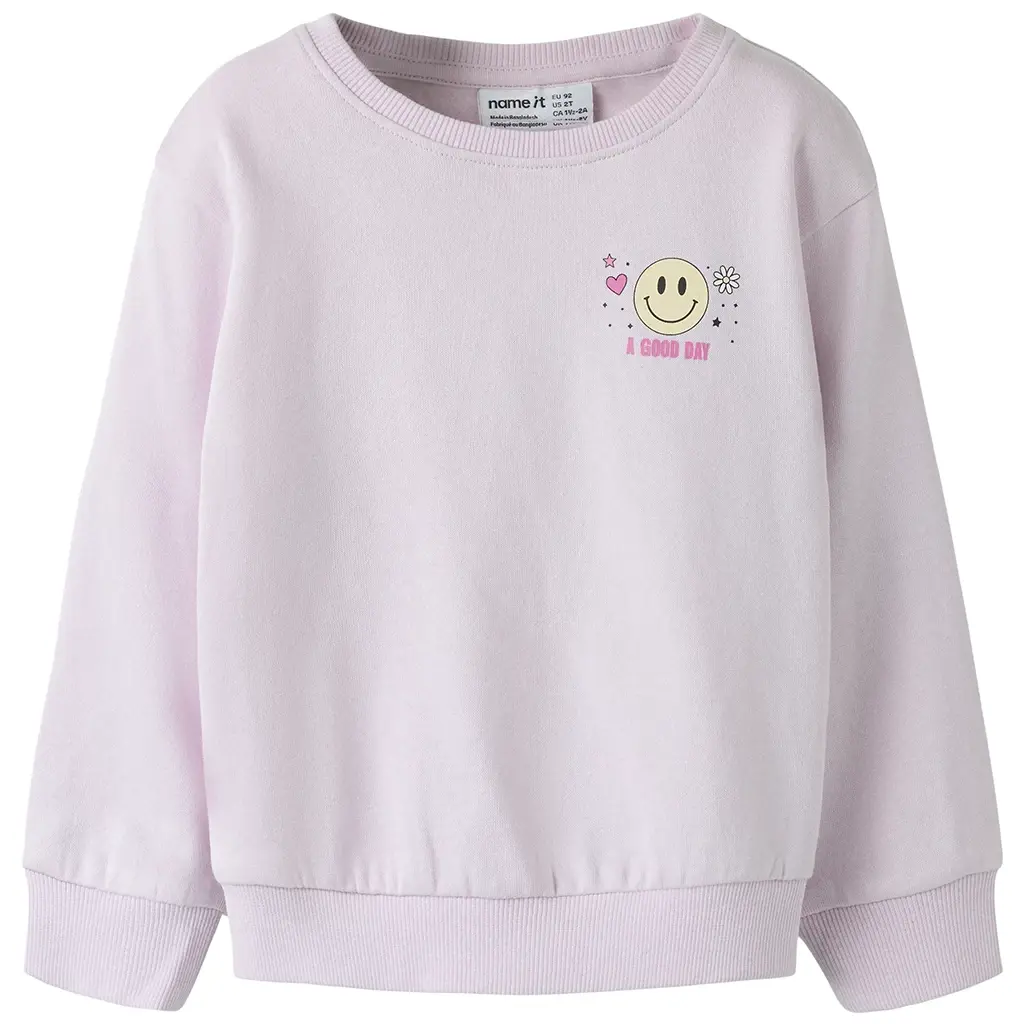 Trui sweat Diana (lavender fog)