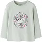 Name It Longsleeve Veen (pale aqua unicorn flowers)