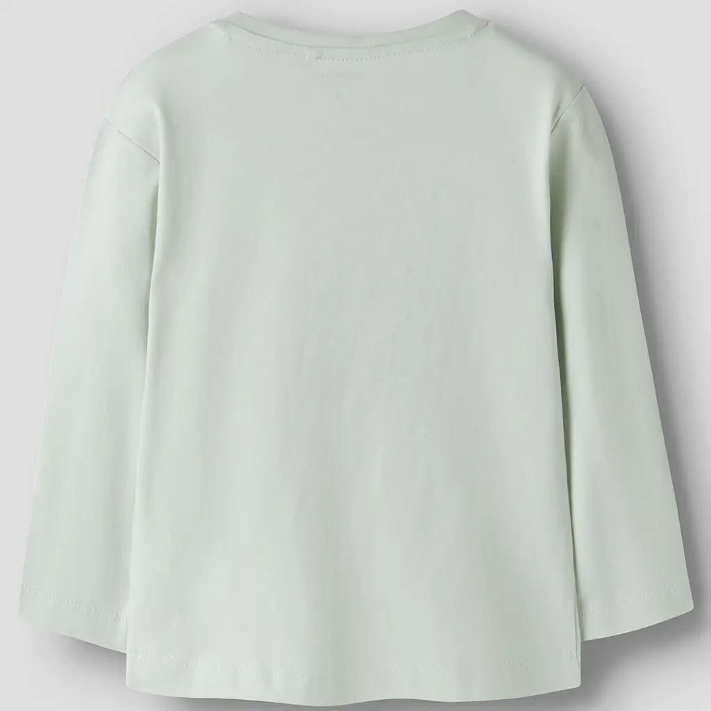Longsleeve Veen (pale aqua unicorn flowers)