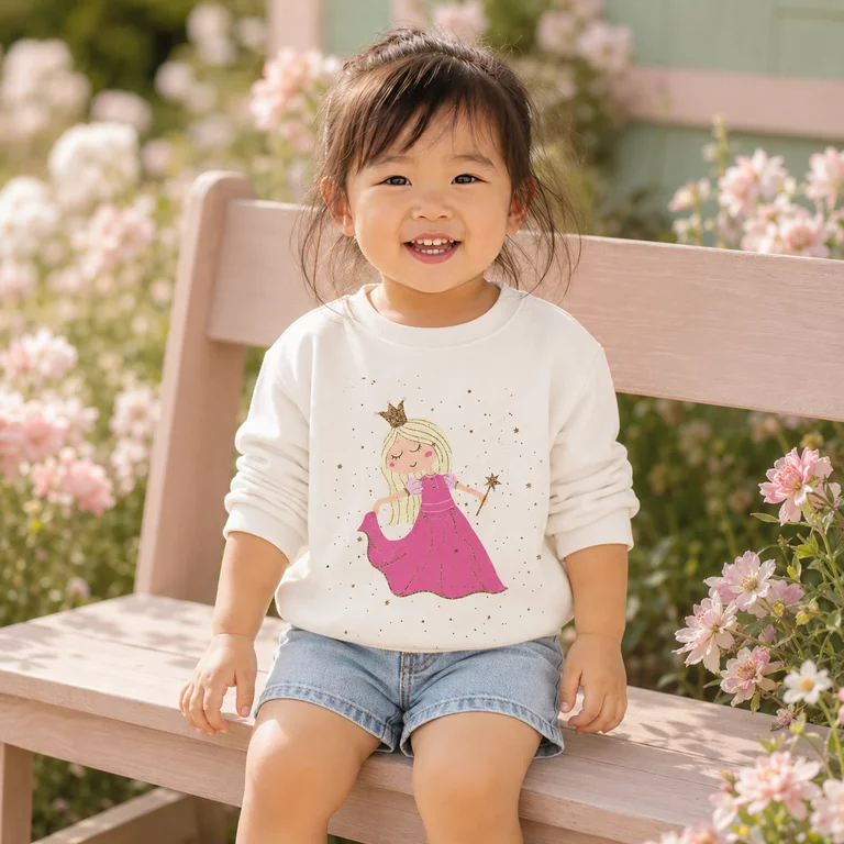 Longsleeve Veen (cloud dancer princess)