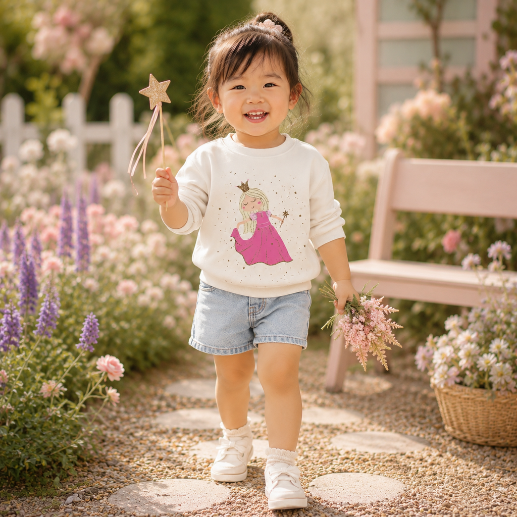 Longsleeve Veen (cloud dancer princess)