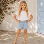 Name It Korte jeans MOM FIT Rose (light blue denim)
