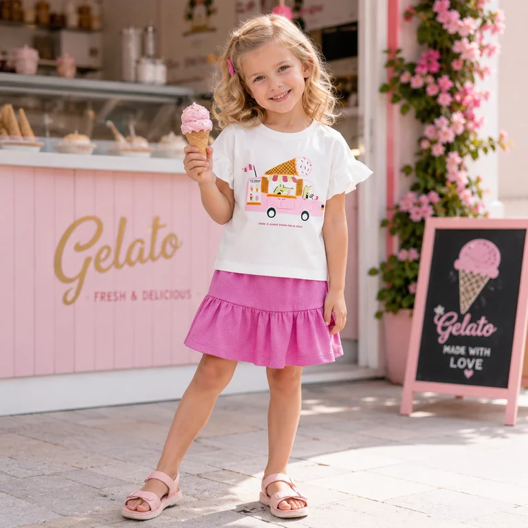 OP=OP! T-shirt Vilena (cloud dancer ice cream truck)